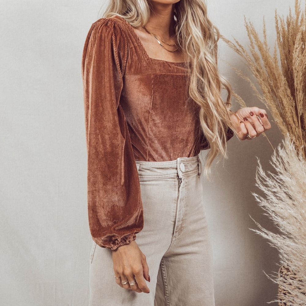 Velvet bodysuit